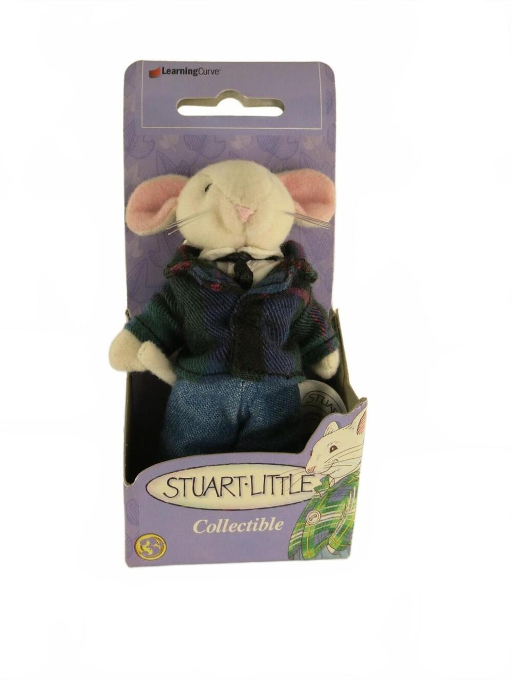 Vintage Stuart Little Plush 1999 The Learning Curve 4.25" NWT